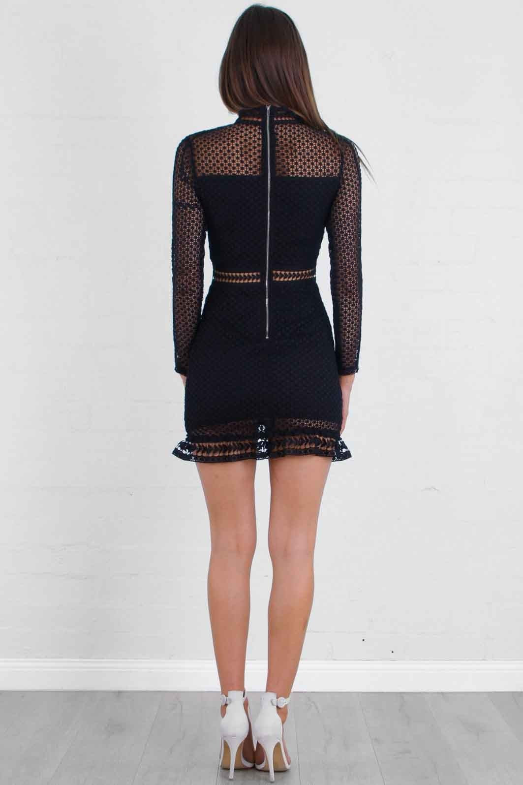 YONCE DRESS - BLACK - Fashion Flash Boutique