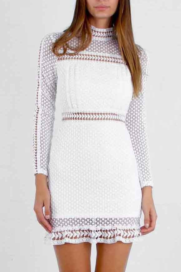 YONCE DRESS - WHITE - Fashion Flash Boutique